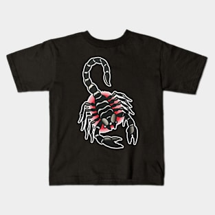 Scorpion Tattoo Design Kids T-Shirt